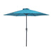 Lali 9 Ft Outdoor Umbrella + 21" Round Base - U&U Home Budget Furniture (Carteret, NJ)