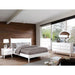 LENNART II Black & White Cal.King, E.King, Full, Queen, Twin Bed - U&U Home Budget Furniture (Carteret, NJ)