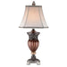 Luna Glossy Brown Table Lamp (2/CTN) - U&U Home Budget Furniture (Carteret, NJ)