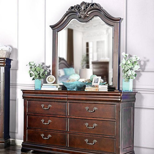 Mandura Cherry Dresser - U&U Home Budget Furniture (Carteret, NJ)