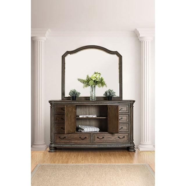 Persephone Rustic Natural Tone Dresser - U&U Home Budget Furniture (Carteret, NJ)