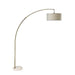 Jess Antique Gold Arch Lamp - U&U Home Budget Furniture (Carteret, NJ)