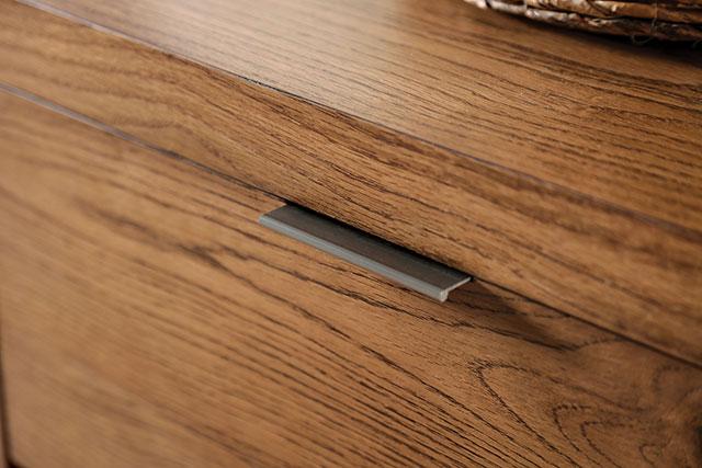 LEIRVIK Dresser, Light Walnut - U&U Home Budget Furniture (Carteret, NJ)