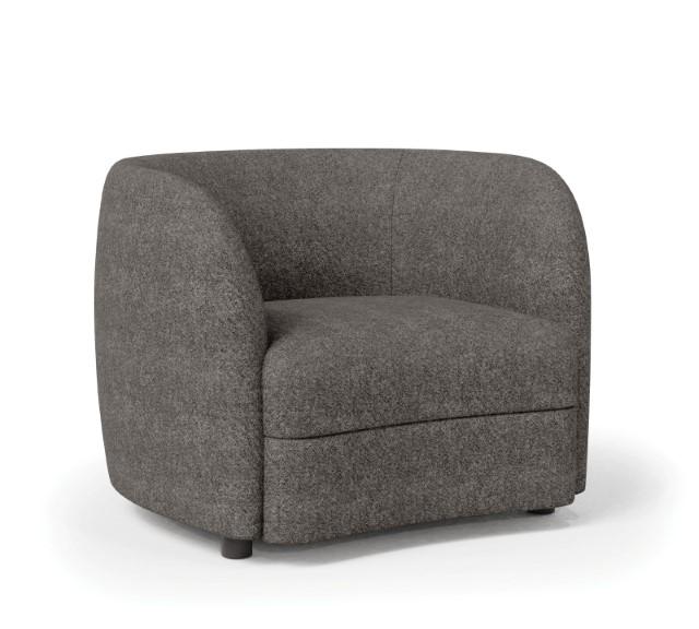 VERSOIX Chair, Charcoal Gray - U&U Home Budget Furniture (Carteret, NJ)