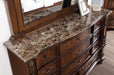 ESPARANZA Dresser, Brown Cherry - U&U Home Budget Furniture (Carteret, NJ)