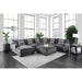 Kaylee Gray U-Shaped Sectional - U&U Home Budget Furniture (Carteret, NJ)
