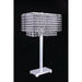 RENA Table Lamp, Hanging Crystal - U&U Home Budget Furniture (Carteret, NJ)