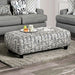 Verne Pattern Ottoman - U&U Home Budget Furniture (Carteret, NJ)