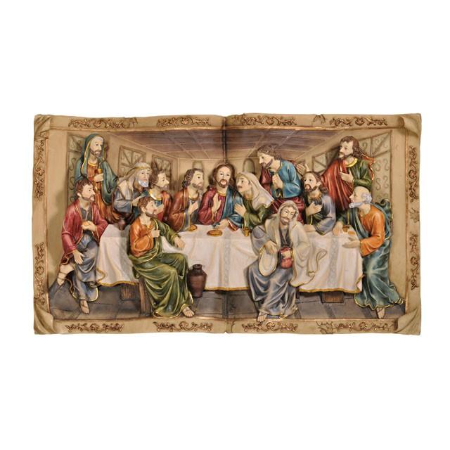 HOMILI Last Supper Plaque - U&U Home Budget Furniture (Carteret, NJ)