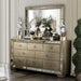 LORAINE Champagne Dresser - U&U Home Budget Furniture (Carteret, NJ)