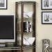 Silver Creek Brown/Silver 2 Pc. Pier Shelves (1 Pair) - U&U Home Budget Furniture (Carteret, NJ)