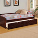 Sunset Cherry Daybed w/ Trundle, Cherry - U&U Home Budget Furniture (Carteret, NJ)