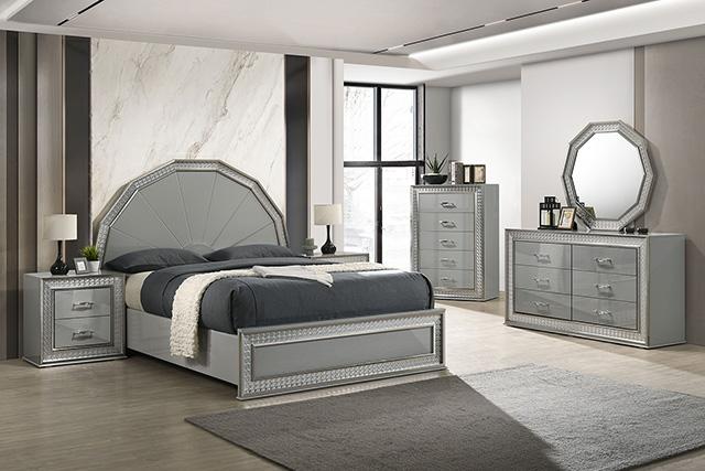 Cassiopeia Bed Squre & Circular - U&U Home Budget Furniture (Carteret, NJ)