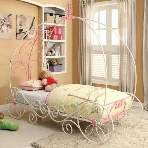 Enchant Bed Pink & White - U&U Home Budget Furniture (Carteret, NJ)