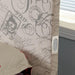 Evans E.King & Cal.King Bed Espressso, White, & Camel - U&U Home Budget Furniture (Carteret, NJ)