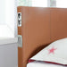 Evans E.King & Cal.King Bed Espressso, White, & Camel - U&U Home Budget Furniture (Carteret, NJ)