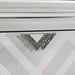 Emmeline 4 & 5 Piece Queen Bedroom Set Gray & White - U&U Home Budget Furniture (Carteret, NJ)