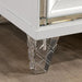 Emmeline Bed Silver & White - U&U Home Budget Furniture (Carteret, NJ)