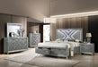 Emmeline 4 & 5 Piece Queen Bedroom Set Gray & White - U&U Home Budget Furniture (Carteret, NJ)