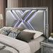 Emmeline 4 & 5 Piece Queen Bedroom Set Gray & White - U&U Home Budget Furniture (Carteret, NJ)