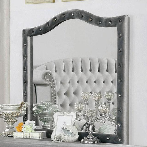 Alzir Mirror Gray - U&U Home Budget Furniture (Carteret, NJ)