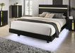 Lillestrom Bed Black - U&U Home Budget Furniture (Carteret, NJ)