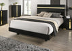 Lillestrom Bed Black - U&U Home Budget Furniture (Carteret, NJ)