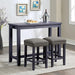 Caerleon 3 & 4 Piece Counter Ht. Set Gray & Blue - U&U Home Budget Furniture (Carteret, NJ)