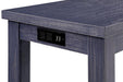 Caerleon 3 & 4 Piece Counter Ht. Set Gray & Blue - U&U Home Budget Furniture (Carteret, NJ)