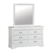 Louis Philippe Dresser White - U&U Home Budget Furniture (Carteret, NJ)