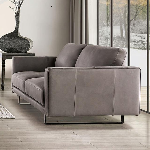 Mezzanotte Loveseat Gray - U&U Home Budget Furniture (Carteret, NJ)