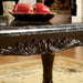 Brampton Espresso/Black Faux Sofa Table - U&U Home Budget Furniture (Carteret, NJ)