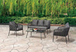 Myesha 4 Pc. Conversation Set - U&U Home Budget Furniture (Carteret, NJ)