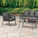 Myesha 4 Pc. Conversation Set - U&U Home Budget Furniture (Carteret, NJ)