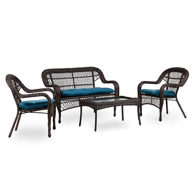 Oliveri Wicker Coffee Table - U&U Home Budget Furniture (Carteret, NJ)