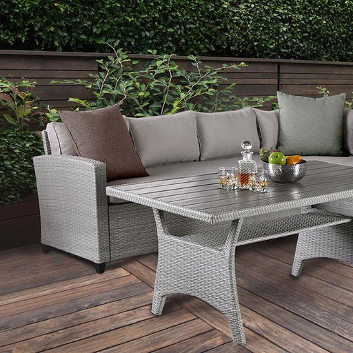Kimara 3 & 5 Piece. Patio Dining Set - U&U Home Budget Furniture (Carteret, NJ)