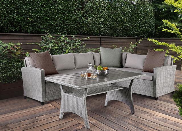 Kimara 3 & 5 Piece. Patio Dining Set - U&U Home Budget Furniture (Carteret, NJ)