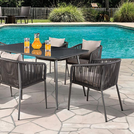 Tushari 8 Pc. Outdoor Dining Set - U&U Home Budget Furniture (Carteret, NJ)