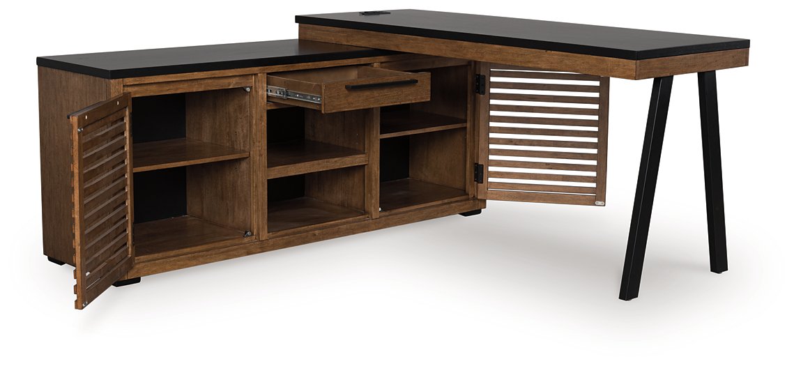 Kallari Credenza with Desk Return - U&U Home Budget Furniture (Carteret, NJ)