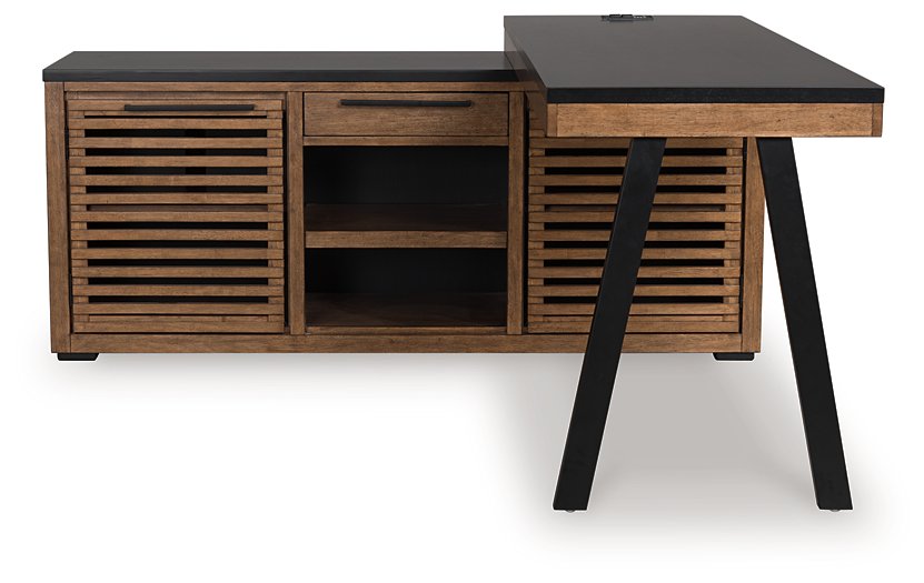 Kallari Credenza with Desk Return - U&U Home Budget Furniture (Carteret, NJ)