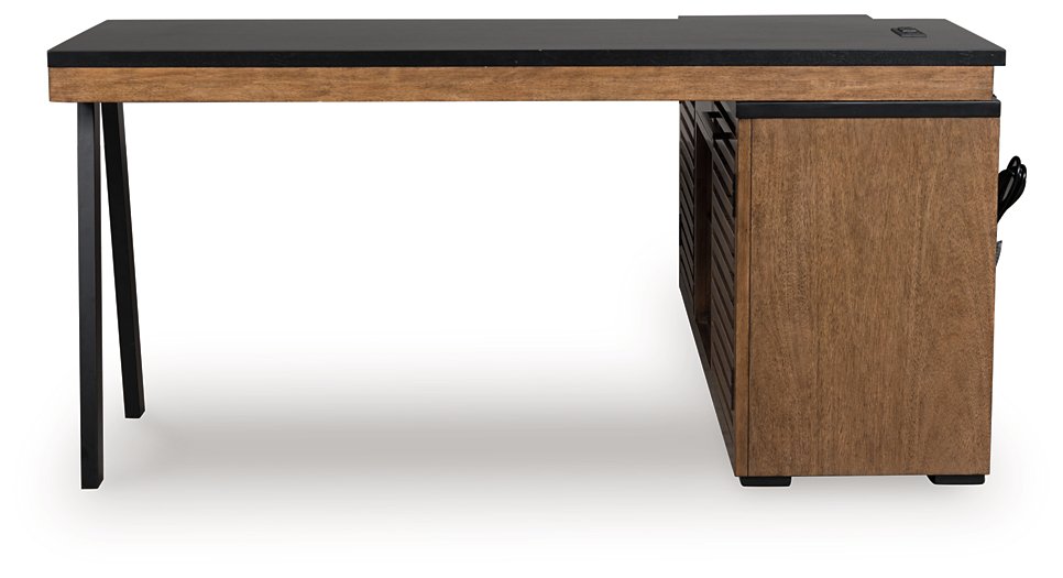 Kallari Credenza with Desk Return - U&U Home Budget Furniture (Carteret, NJ)