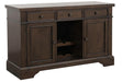 Reid Buffet/Server in Dark Cherry - U&U Home Budget Furniture (Carteret, NJ)