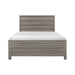 Waldorf Queen Panel Bed in Dark Gray 1902-1* - U&U Home Budget Furniture (Carteret, NJ)