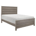 Waldorf Queen Panel Bed in Dark Gray 1902-1* - U&U Home Budget Furniture (Carteret, NJ)