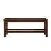Schleiger Counter Height Bench in Dark Brown 5400-24BH - U&U Home Budget Furniture (Carteret, NJ)