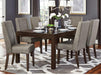 Kavanaugh Dining Table in Dark Brown 5409-78 - U&U Home Budget Furniture (Carteret, NJ)