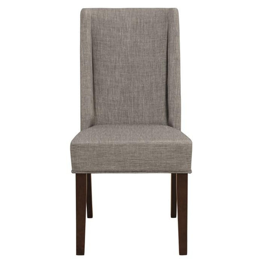 Kavanaugh Side Chair in Dark Brown (Set of 2) - U&U Home Budget Furniture (Carteret, NJ)