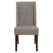 Kavanaugh Side Chair in Dark Brown (Set of 2) - U&U Home Budget Furniture (Carteret, NJ)