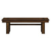 Sedley 58"Bench in Walnut 5415RF-13 - U&U Home Budget Furniture (Carteret, NJ)