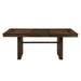 Sedley Dining Table in Walnut 5415RF-78* - U&U Home Budget Furniture (Carteret, NJ)
